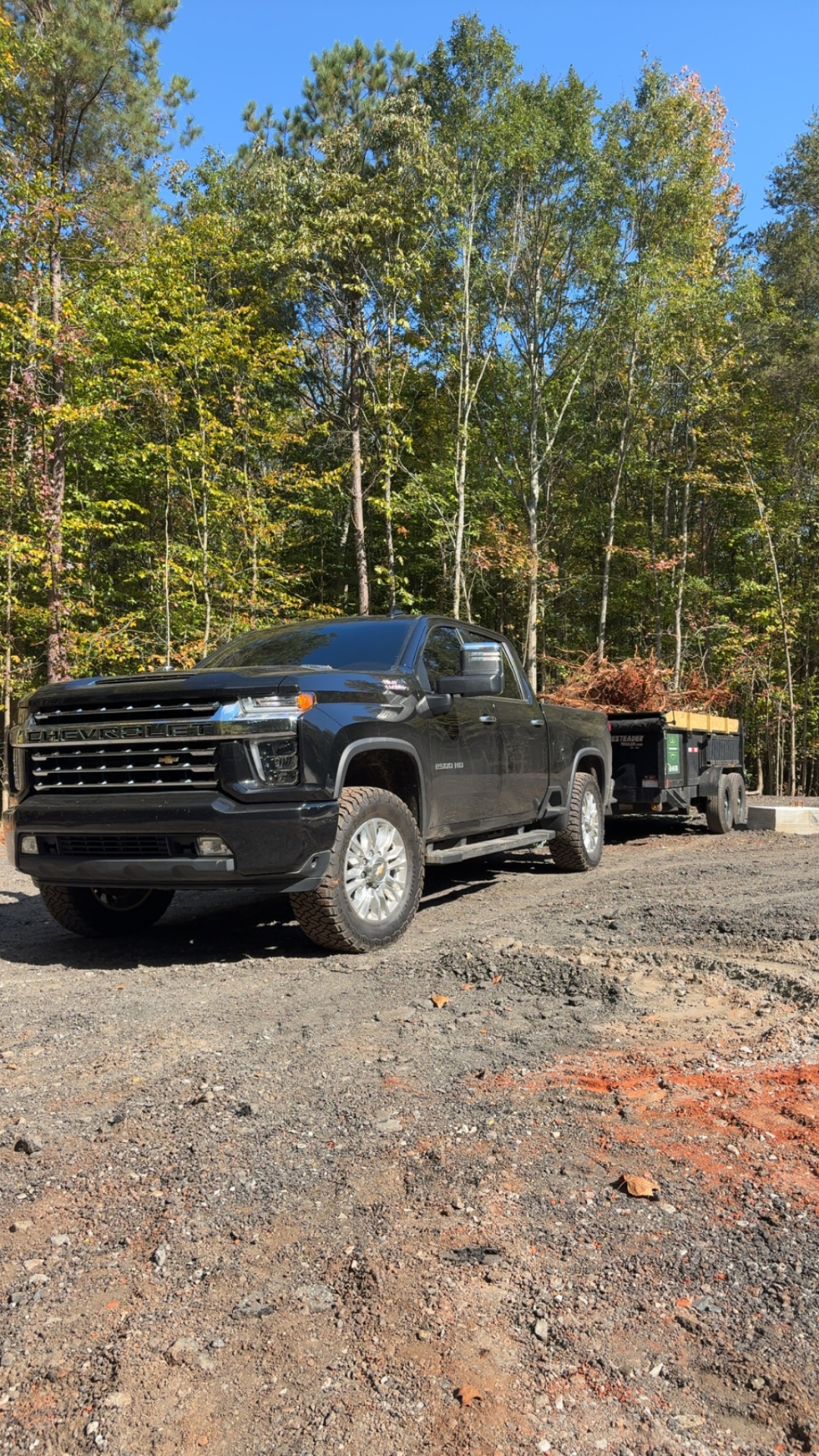 Pablo & Ryan truck hauling construction debris